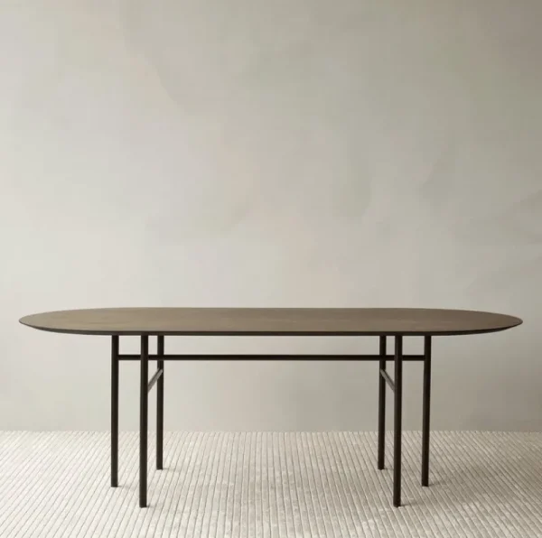 OX Denmarq Tische-Audo Copenhagen Snaregade Tisch, oval, 210 x 95 cm, Eiche dunkel gebeizt