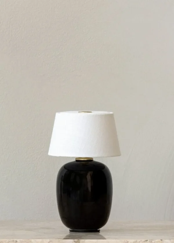 AGO Tischlampen | Tragbare Lampen-Audo Copenhagen Torso Portable Tischleuchte, Schwarz