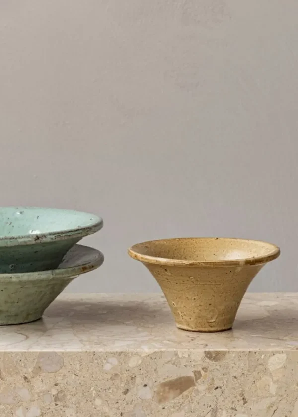 Audo Copenhagen Geschirr | Dekorationsgegenstände^Triptych Keramikschale, 15 cm, Cremeweiß