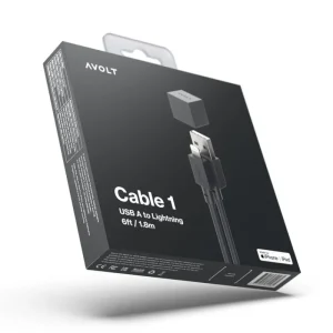 Avolt Unterhaltungselektronik^Cable 1 USB-Ladekabel, Stockholm-Schwarz