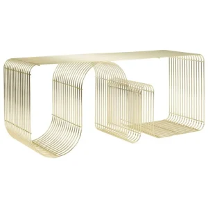 ferm LIVING Sitzgelegenheiten-AYTM Curva Bank, gold