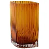 Klong Vasen-AYTM Folium Vase, L, Bernsteingelb