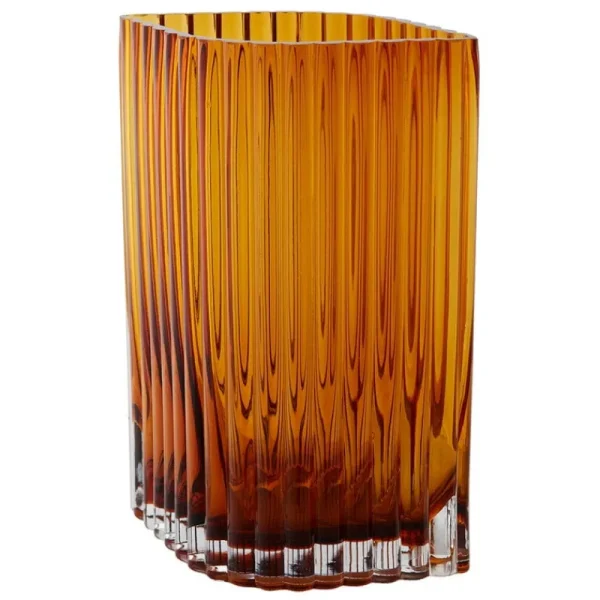 Klong Vasen-AYTM Folium Vase, L, Bernsteingelb