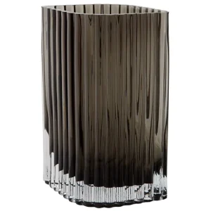 Klong Vasen-AYTM Folium Vase, L, Schwarz