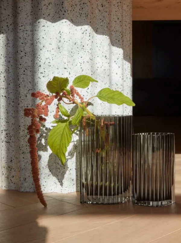 Northern Vasen-AYTM Folium Vase, S, Schwarz
