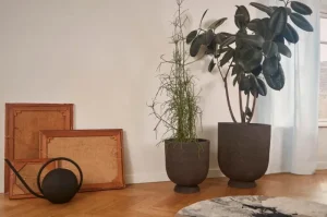 AYTM Garten^Globe Gießkanne, groß, Schwarz