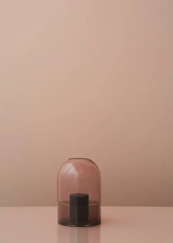 Frama Kerzen Und Kerzenhalter-AYTM Windlicht Tota, rosa-schwarz