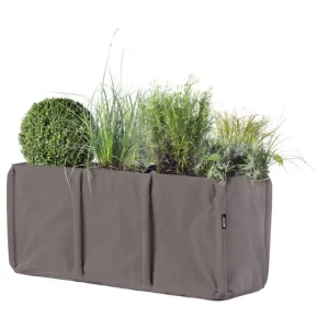 Bacsac Garten^Baclong 3 Stoffpflanzgefäß, 110 l, Taupe