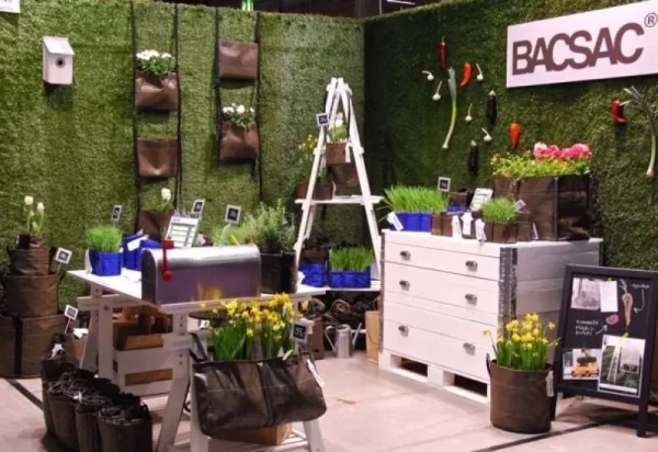 Bacsac Garten^Blumentopf, 10 l, Geotextil