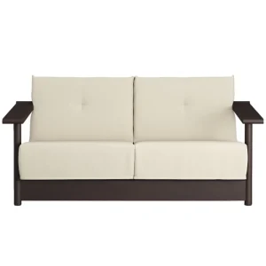 Bebu00f3 Objects Terrassenmöbel | Sofas Und Liegen^Bebó Objects Baba 2-Sitzer-Sofa, braune Esche - Cremeweiß