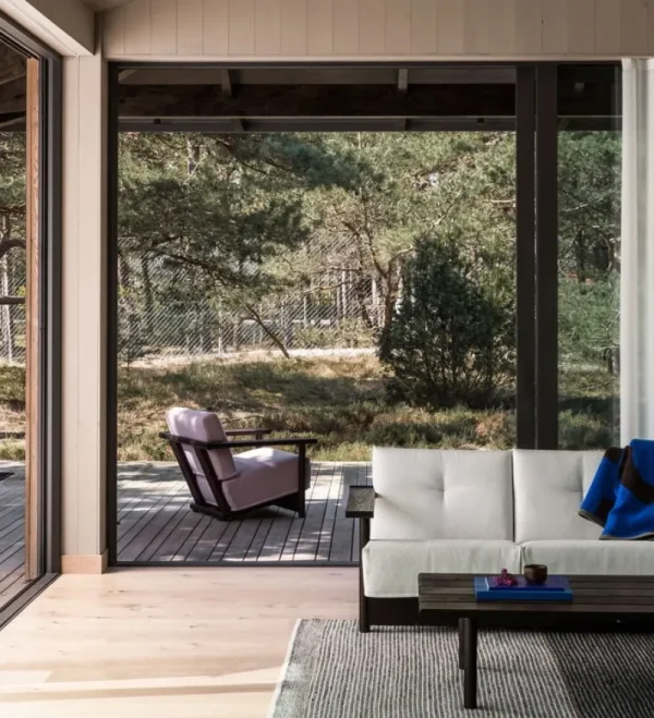 Bebu00f3 Objects Terrassenmöbel | Sofas Und Liegen^Bebó Objects Baba 2-Sitzer-Sofa, braune Esche - Cremeweiß