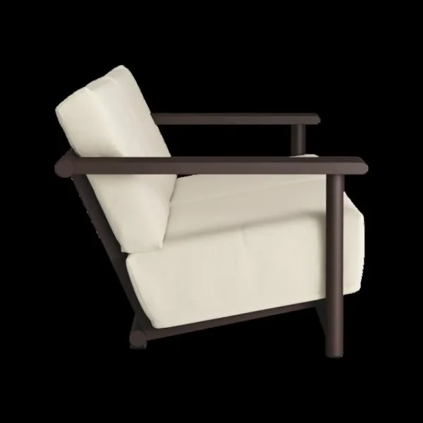 Bebu00f3 Objects Terrassenmöbel | Sofas Und Liegen^Bebó Objects Baba 2-Sitzer-Sofa, braune Esche - Cremeweiß