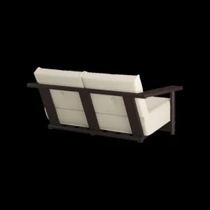 Bebu00f3 Objects Terrassenmöbel | Sofas Und Liegen^Bebó Objects Baba 2-Sitzer-Sofa, braune Esche - Cremeweiß