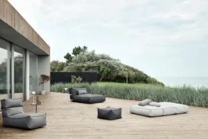 Blomus Terrassenmöbel^Stay Pouf, Kohleschwarz