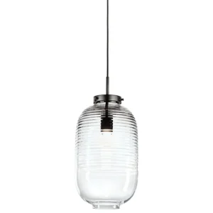 Le Klint Deckenleuchten-Bomma Lantern Pendelleuchte, klar - schwarz