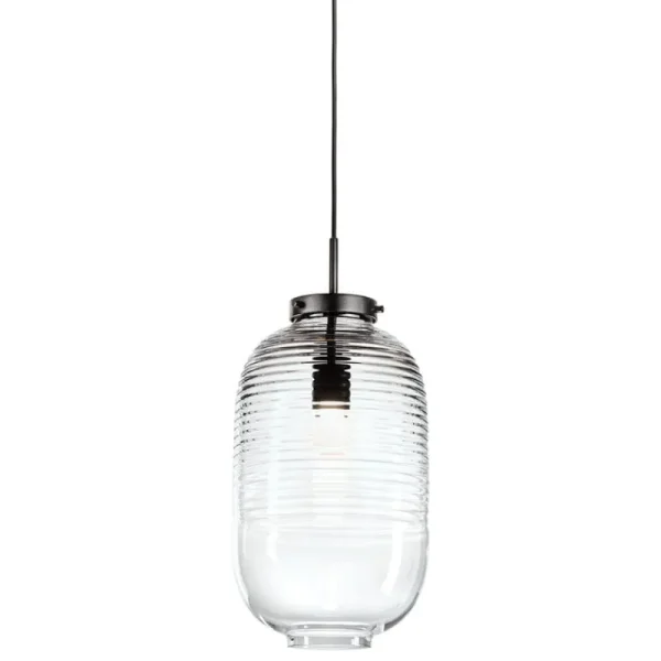 Le Klint Deckenleuchten-Bomma Lantern Pendelleuchte, klar - schwarz