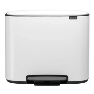 Brabantia Papierkörbe & Recycling-behälter | Abfalleimer^Bo Pedal Bin 11 + 23 l, weiß