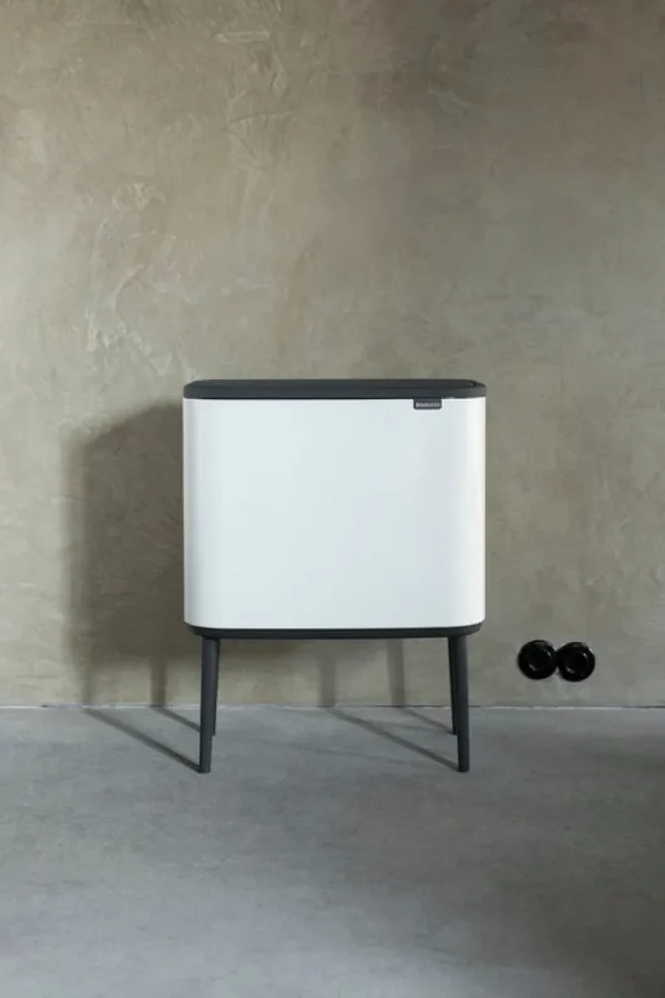 Brabantia Papierkörbe & Recycling-behälter | Abfalleimer^Bo Touch Bin 11 + 23 l, weiß