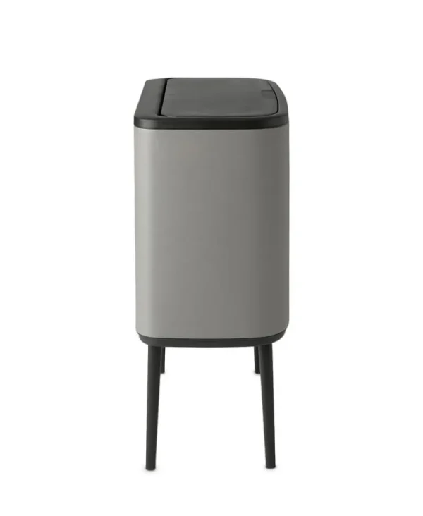 Brabantia Papierkörbe & Recycling-behälter | Abfalleimer^Bo Touch Bin Mülleimer 3 x 11 l, Sense of Luxury, Grau