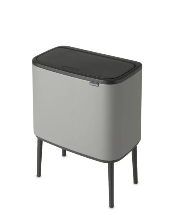 Brabantia Papierkörbe & Recycling-behälter | Abfalleimer^Bo Touch Bin Mülleimer 3 x 11 l, Sense of Luxury, Grau