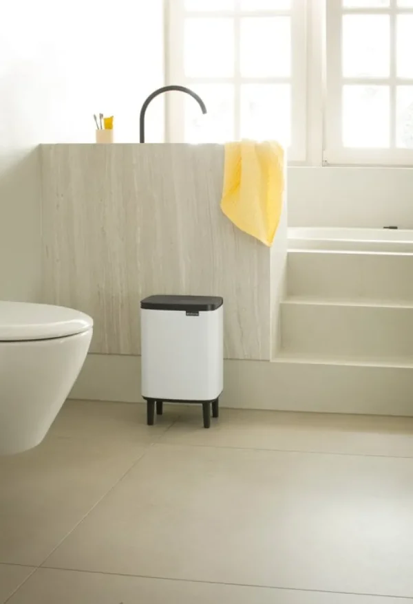 Brabantia Papierkörbe & Recycling-behälter | Abfalleimer^Bo Waste Bin Hi, 7 l, Weiß