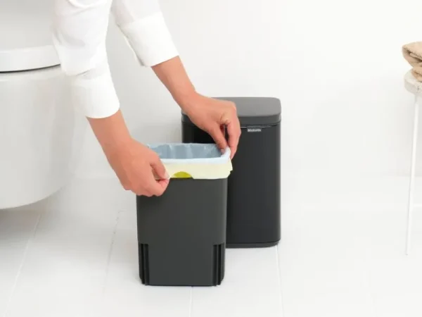 Brabantia Papierkörbe & Recycling-behälter | Abfalleimer^Bo Waste Bin, 4 l, Mattschwarz