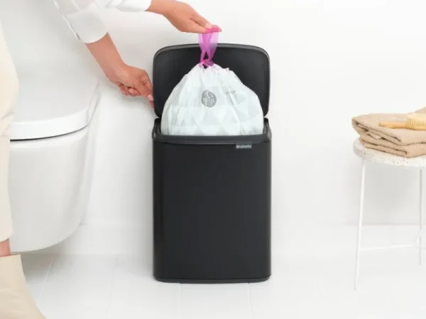 Brabantia Papierkörbe & Recycling-behälter | Abfalleimer^Bo Waste Bin, 12 l, Mattschwarz