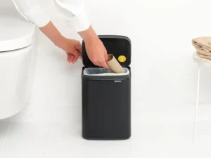 Brabantia Papierkörbe & Recycling-behälter | Abfalleimer^Bo Waste Bin, 4 l, Mattschwarz