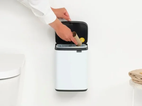 Brabantia Papierkörbe & Recycling-behälter | Abfalleimer^Bo Waste Bin, 4 l, Weiß