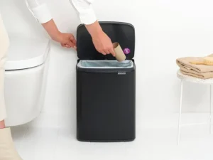 Brabantia Papierkörbe & Recycling-behälter | Abfalleimer^Bo Waste Bin, 12 l, Mattschwarz