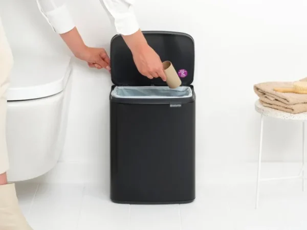 Brabantia Papierkörbe & Recycling-behälter | Abfalleimer^Bo Waste Bin, 12 l, Mattschwarz