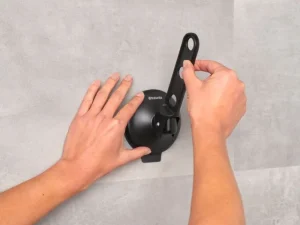 Brabantia Garderoben Und Kleiderbügel^Kleiderhaken mit Saugnapf, schwarz