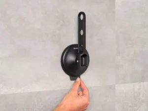 Brabantia Garderoben Und Kleiderbügel^Kleiderhaken mit Saugnapf, schwarz
