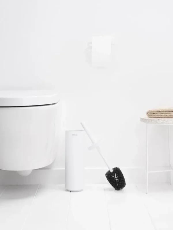 Brabantia Badezimmeraccessoires^MindSet Toilettenbürste mit Halter, Mineral Fresh White