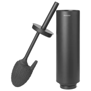 Brabantia Badezimmeraccessoires^MindSet Toilettenbürste und -halter, Silikon, Mineral Infinite Grey