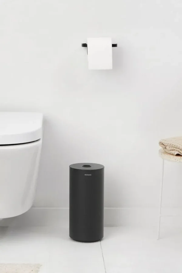 Brabantia Badezimmeraccessoires^MindSet Toilettenpapieraufbewahrungsbox, Mineral Infinite Grey