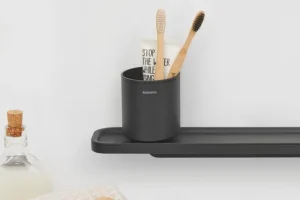 Brabantia Badezimmeraccessoires^MindSet Zahnbürstenhalter, Mineral Infinite Grey