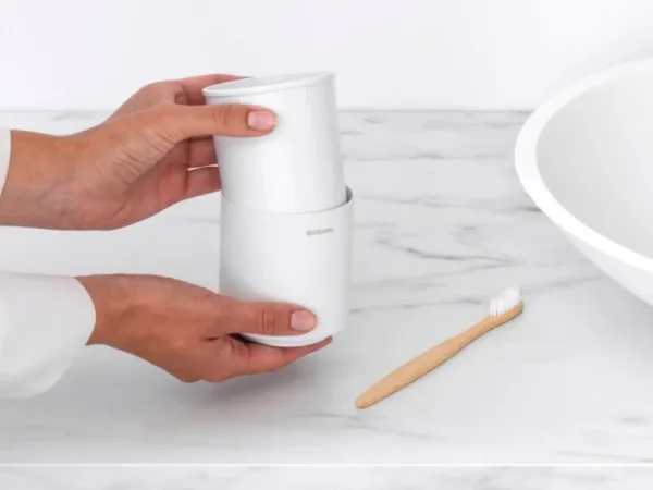 Brabantia Badezimmeraccessoires^MindSet Zahnputzbecher, Mineral Fresh White