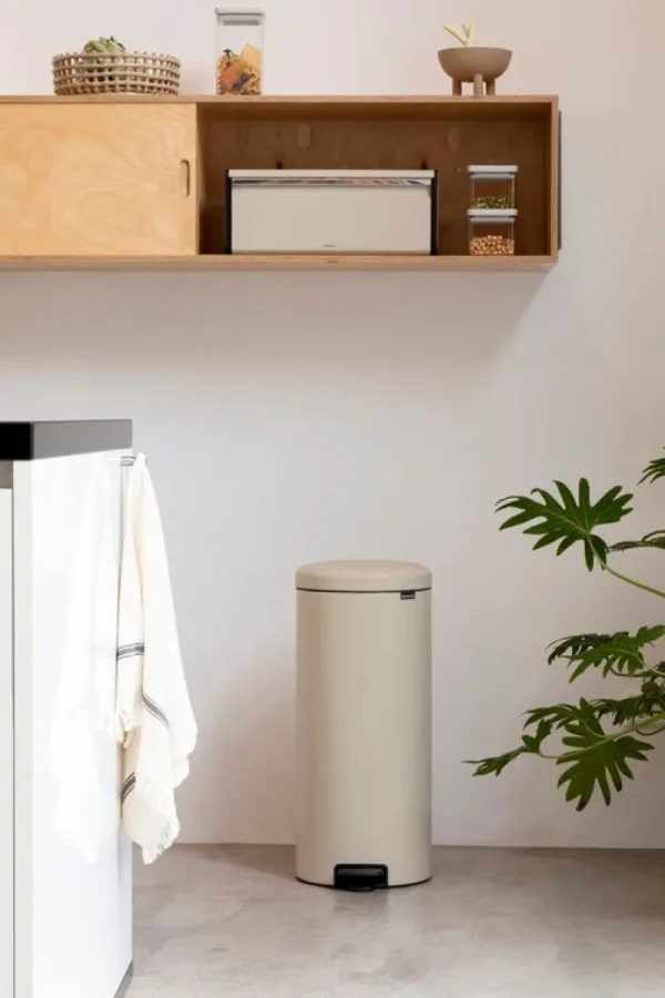 Brabantia Papierkörbe & Recycling-behälter | Abfalleimer^NewIcon Treteimer, Soft Beige