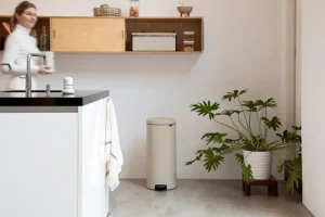 Brabantia Papierkörbe & Recycling-behälter | Abfalleimer^NewIcon Treteimer, Soft Beige