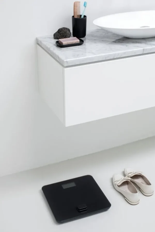 Brabantia Badezimmeraccessoires^ReNew Personenwaage, batterielos, Dunkelgrau