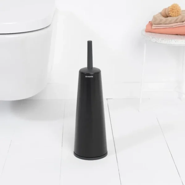 Brabantia Badezimmeraccessoires^ReNew Toilettenbürste und Halter, schwarz