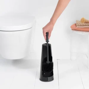 Brabantia Badezimmeraccessoires^ReNew Toilettenbürste und Halter, schwarz