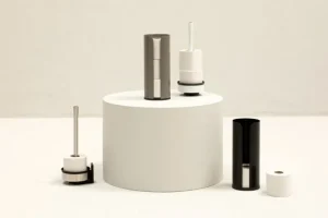 Brabantia Badezimmeraccessoires^ReNew Toilettenpapierspender, schwarz