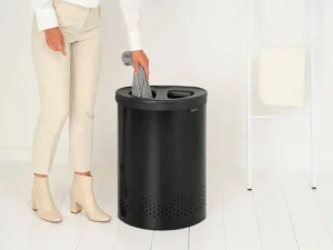 Brabantia Wäschekörbe^Selector Wäschekorb 55 l, Mattschwarz