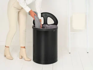 Brabantia Wäschekörbe^Selector Wäschekorb 55 l, Mattschwarz