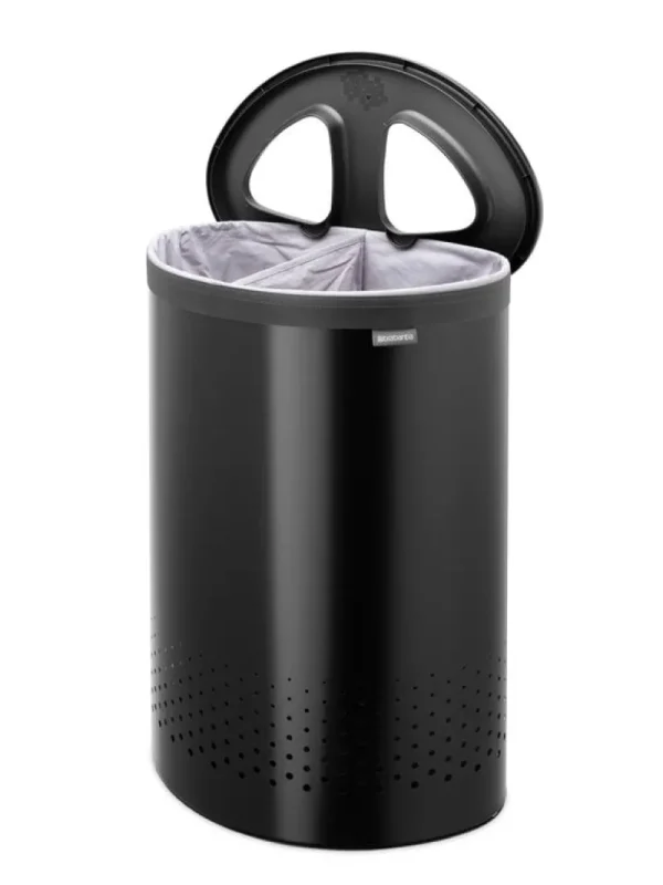 Brabantia Wäschekörbe^Selector Wäschekorb 55 l, Mattschwarz