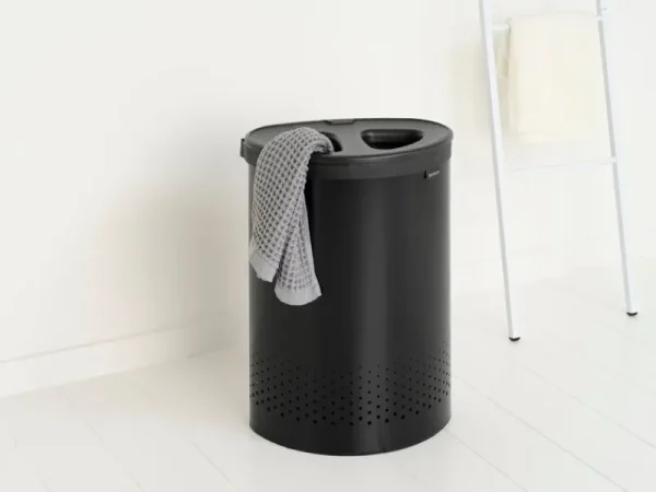 Brabantia Wäschekörbe^Selector Wäschekorb 55 l, Mattschwarz