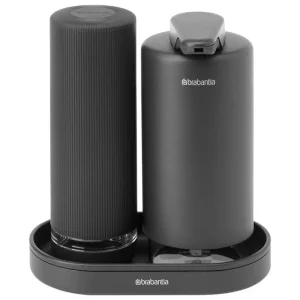 Brabantia Badezimmeraccessoires | Küchenutensilien^SinkStyle Seifenspender-Set, 2 x 200 ml, Infinite Grey