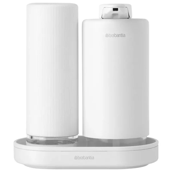 Brabantia Badezimmeraccessoires | Küchenutensilien^SinkStyle Seifenspender-Set, 2 x 200 ml, Fresh White